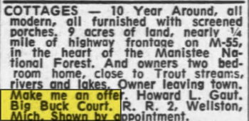 Big Buck Court - May 20 1965 Article